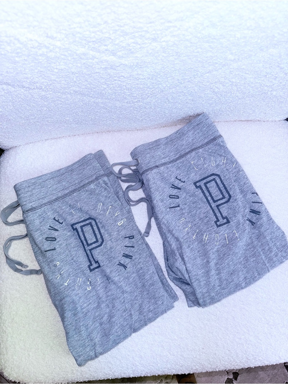 Victorias Secret Pink Crop Capri lightweight pants XS Lot of 2! Y2k Vintage